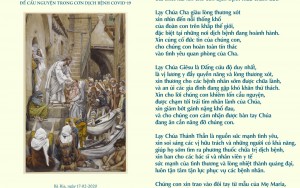 LỜI NGUYỆN TRONG CƠN ĐẠI DỊCH