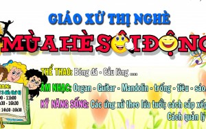 Hoạt động sinh hoạt mùa hè.