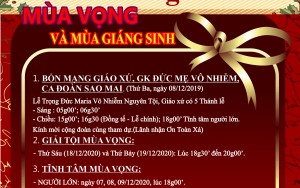 Chương trình Mùa Vọng và Giáng Sinh