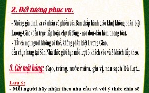 Chợ phục vụ miễn phí (giá 0đ)