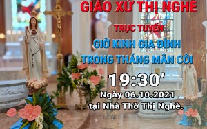 19:30 | LẦN CHUỖI MÂN CÔI | NGÀY 06-10-2021 | NHÀ THỜ THỊ NGHÈ