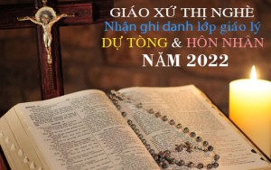 THÔNG BÁO ĐĂNG KÝ GIÁO LÝ HÔN NHÂN VÀ DỰ TÒNG 2022